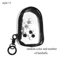 Jewelry Organizer Transparent Storage Box Pouch Mystery Box Keychain Bag Storage Case Thicken Wallet Cute Doll Bag Organization