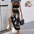 Summer Holiday Dress Women Casual Sleeveless A-Line Party Long Dress Boho Casual Sleeveless Party Dress 2024