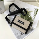 Trifold Students Wallets For Shoulder Sling Wallets Youth Men Women Short-style Hasp Card Purse Girls Boys Hasp Card Case Holder