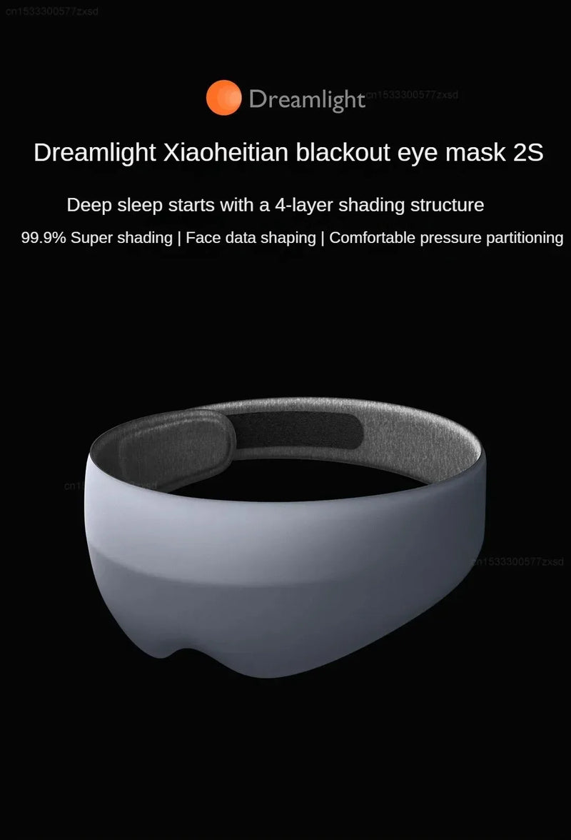 Xiaomi Dreamlight 2S Generation Full Shading Relaxing Eye Mask Sleeping Mask Block Out Light For Man Woman Portable Blindfold