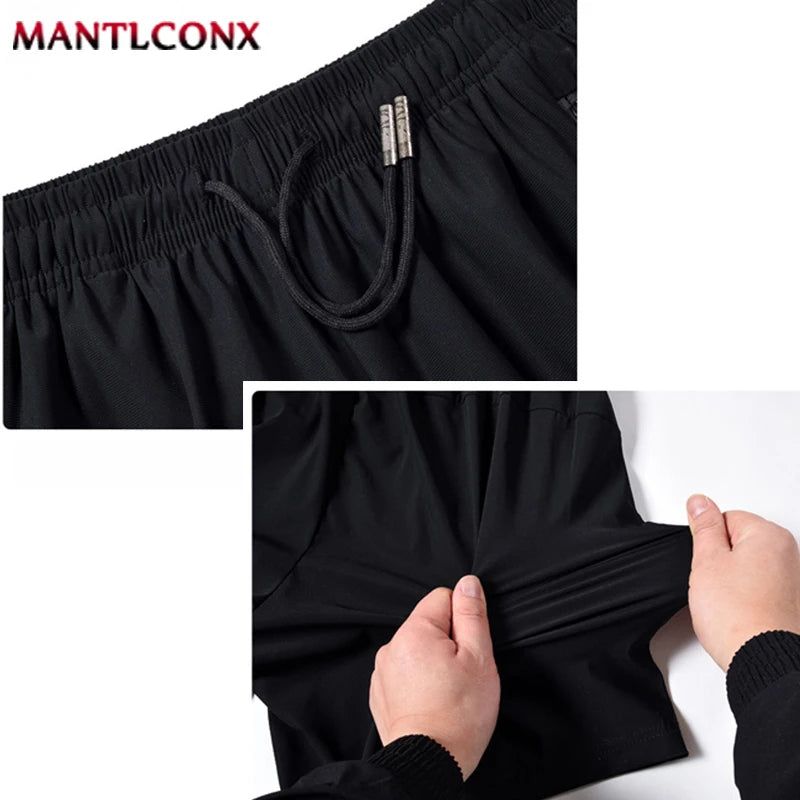 2024 New Summer Men's Shorts Quick Dry Gym Fitness Training Running Sports Shorts Men Elastic Workout Short Pants with Pockets