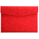 A4 Leather File Folder Package Business Document Organizer Simple Briefcase Data Contract Bill File Bag School Office Supplies