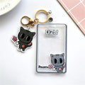 Kpop Photo Display Holder With Love Keychain Idol YEONJUN BEOMGYPicture Protector Sleeves Credit ID Cards Protective Case