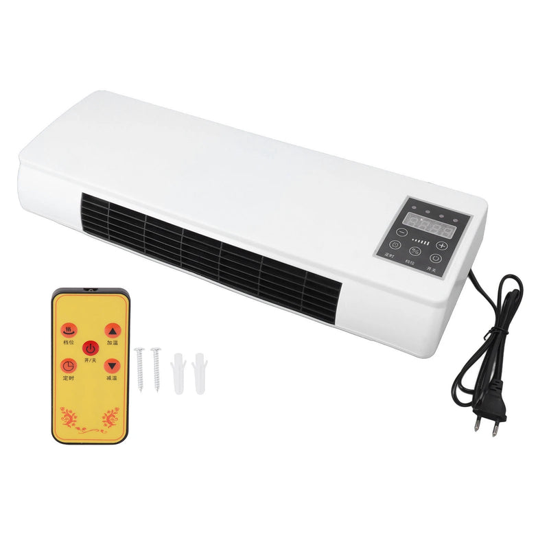 2 in 1 Mini Air Conditioner Electric Heater Wall Mounted Remote Control Portable Air Conditioner