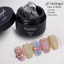 Non stick hand Extension gel Soft Solid Gel Polish 3D Multigel Stereoscopic Carved Gel Soak Off UV LED Nail Painting Sculpture