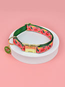 1 Pcs Valentine's Day and New Year Gifts Cute Pet Collar With Pendant Double-Sided Printed Pet Dog And Cat Pet Adjustable Collar