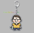 Hot Horror Game Chibis Keychains for Accessories Bag Cute Jimmy Curly Anya Sallyface Keyrings Jewelry Friends Gamer Gaming Gifts