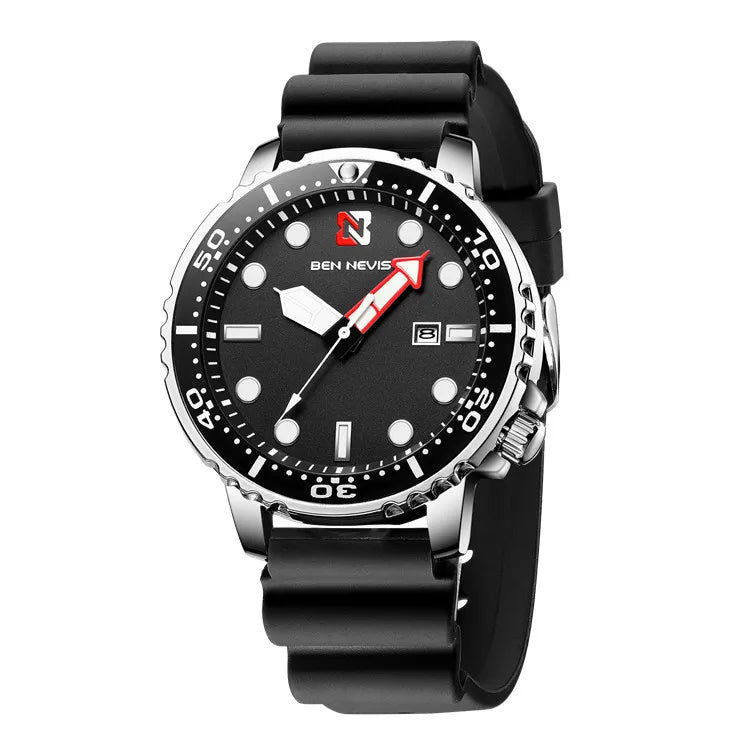 Luxury Brand Men Fashion Quartz Watches Male Silicone Strap Sport Waterproof Wristwatches Calendar Clock Relogio Masculino