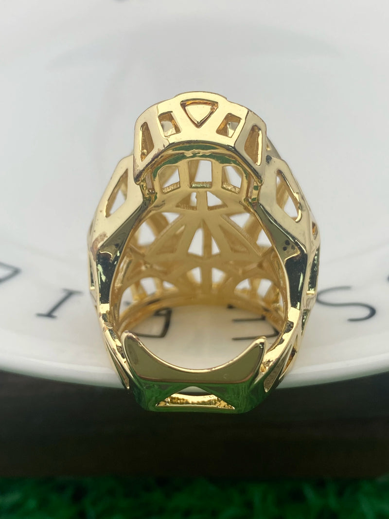 Tiger Panther Animal Leopard Jaguar Engagement Ring Men Women's Valentines Gift