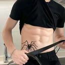 Spider Waterproof Temporary Tattoo for Arm and Abdomen, Long-Lasting, Realistic Fake Tattoo for Men and Women