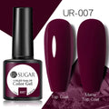UR SUGAR - Esmalte de uñas en gel semipermanente rosa nude con purpurina, color sólido, 7,5 ml, para manicura semipermanente UV LED