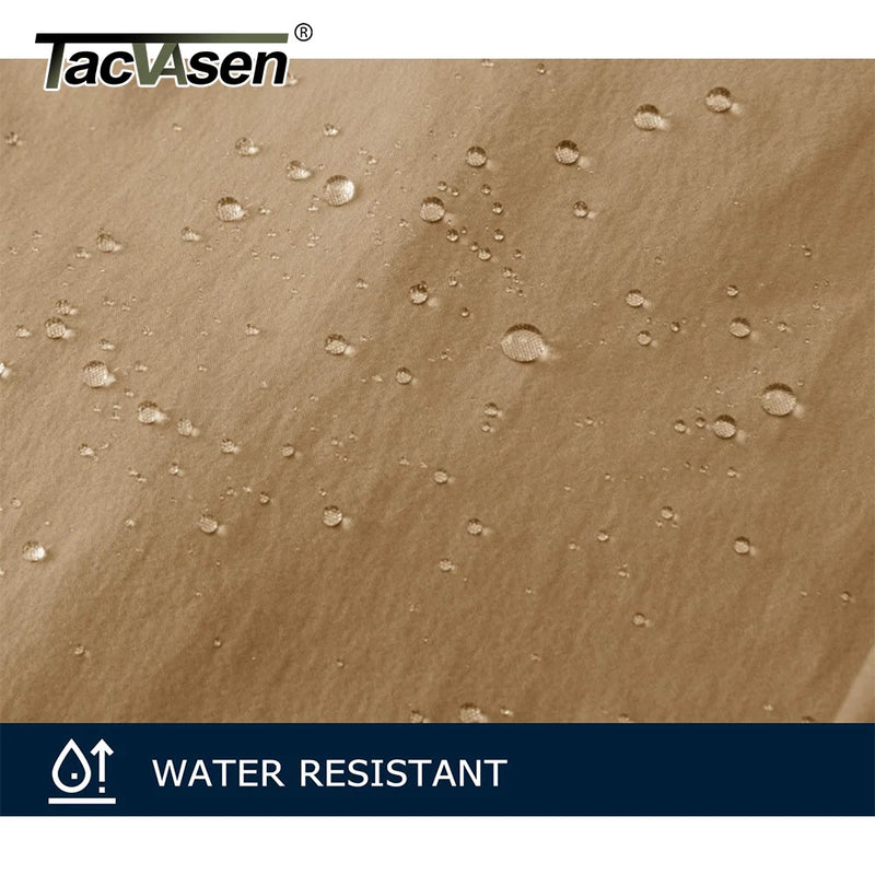 TACVASEN Men's Quick Dry 3/4 Capri Pants Casual Summer Lightweight Hiking Shorts Outdoor Fishing Multiple Pockets Cargo Pants