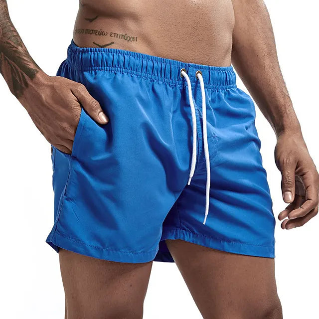 Men's Quick Dry Board Shorts Swim Trunks Bathing Suit Breathable Drawstring With Pockets for Surfing Beach Cusual Summer
