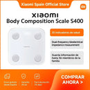 Báscula oficial Xiaomi Body Composition Scale S400, 25 indicadores de salud, medición de impedancia bioeléctrica de doble frecuencia