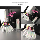 6 Color Small Tube Quick Dty Liquid Chrome Powder Aurora White Pigment With Brush Glossy Rub Professional Salon Nail Glitter Set