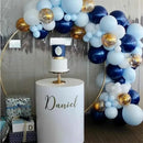 72Pcs Blue Balloon Garland Arch Welcome Baby Shower Valentines Day Birthday Party Wedding Decorations