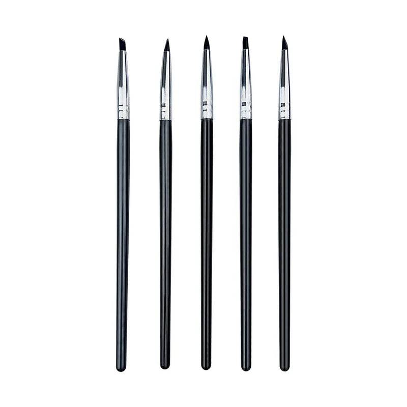 Dental Silicone Resin Brush Pens Cement Porcelain Teeth Adhesive Composite Oral Hygiene Dentist Tools Dentistry lab 5Pcs/Set