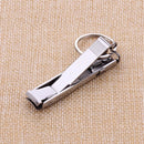 1PC Foldable 0.5cm Ultra-thin Portable Stainless Steel Nail Toe Cutter Trimmer Scissor Manicure Pedicure Tool Fingernail Clipper