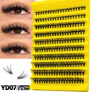 Cluster Lashes Mixed Tray Individual Eyelashes 3D Volume Eye Lashes Soft Natural Lashes Makeup Tools