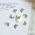 30PCS 3D Acrylic Butterfly Nail Art Charms Parts Glitter Accessories For Manicure Decor Nails Decoratoin Supplies Material Tool