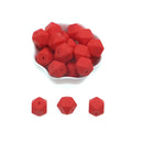 Kovict 14/17mm 10pcs Hexagon Silicone Beads For Jewelry Making Silicone Bead To Make Bracelets Necklace Making Accessories