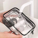 Transparent Cosmetic Bag PVC Women Zipper Clear Makeup Bags Beauty Case Travel Make Up Organizer Storage Bath Toiletry Wash Bag