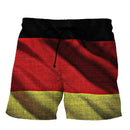 3D Print Germany National Emblem Flag Beach Shorts For Men Casual Seaside Swim Trunks Beachwear Kids Quick Dry Swim Shorts Homme