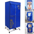 Electric Clothes Dryer Cabinet Portable Hot Air Dryer Foldable Heating Ventilation Wardrobe Heating with Remote Control