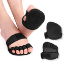 1 Pair Adjustable 5 Finger Half Palm Forefoot Cushion Thumb Toe Eversion Overlapping Hammer Shaped Toe Splitter Foot Care Tools