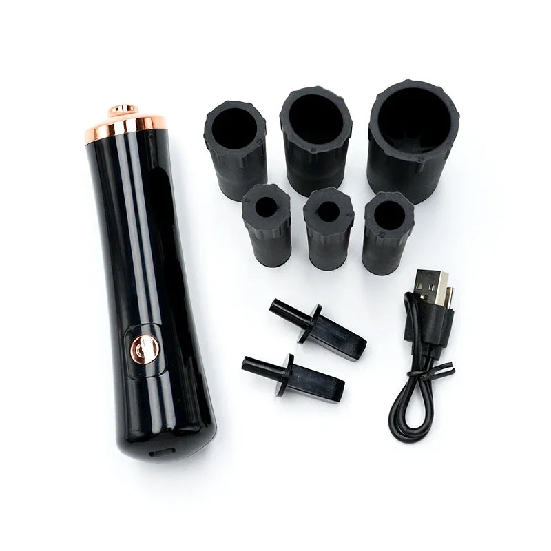 Type-C Recharge Eyelash Glue Shaker Electric Wake-Up Device Nail Polish Tattoo Ink Pigment Lash Glue Shaking Machine Makeup Tool