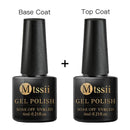 Mtssii 10PCS Reflective Gel Nail Polish Set Fluorescent Glitter Semi Permanent Hybrid Gel Varnish Soak Off UV Lamp For Manicure