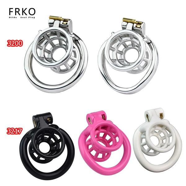 FRKO Negative Hollow Fish Basket Sissy Chastity Cage Chastity Strap Belt 정조대 Sadism BDSM Advanced Player  Sextoys Femboy Men 18+