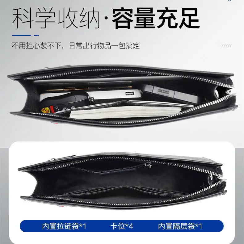 MINISO Disney Donald Duck Handbag Graffiti Clutch Bag Men and Women Pu Wallet Bag 2023 New Coin Purse