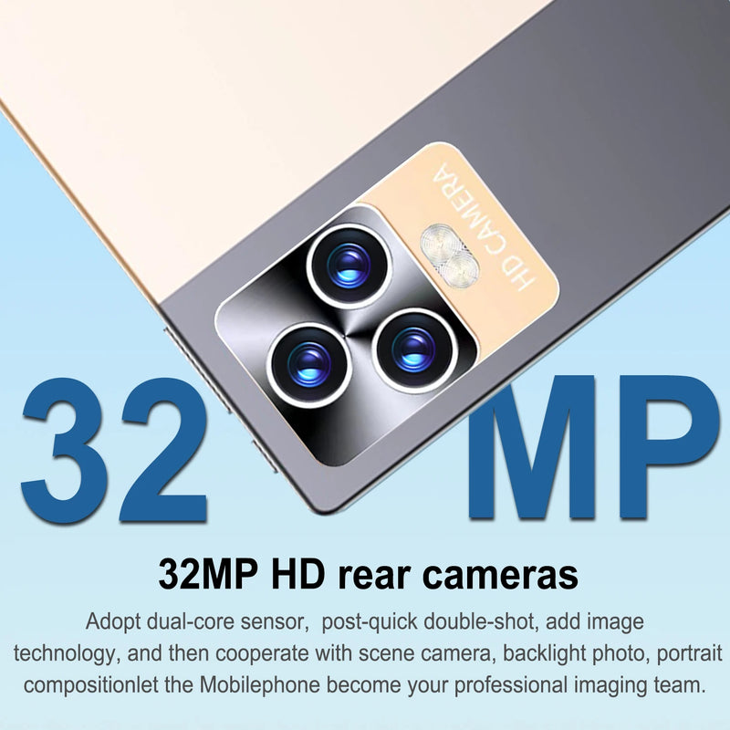 2024 NEW 11.6 Inch Original Tablet Android13 16GB Ram 1TB Rom Dual SIM 10 Core WPS GPS Bluetooth 5G Network Phone call Tablet PC