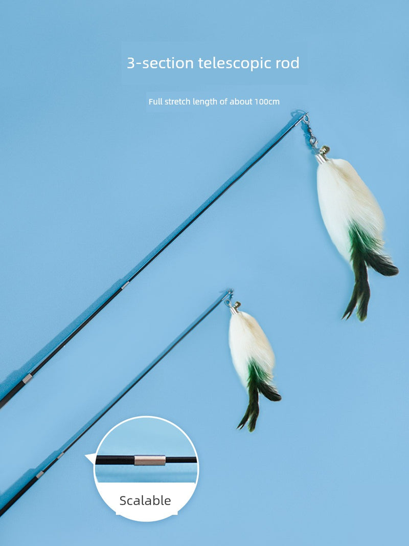 Peg Kitten Retractable Bell Replacement Head Cat Teaser