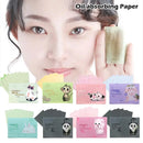 Facial Oil Suction Paper 100 Portable Withdrawable Oil Paper Tablets Oil Facial Fragrance Absorbing Shine Facial Controls Q0D1