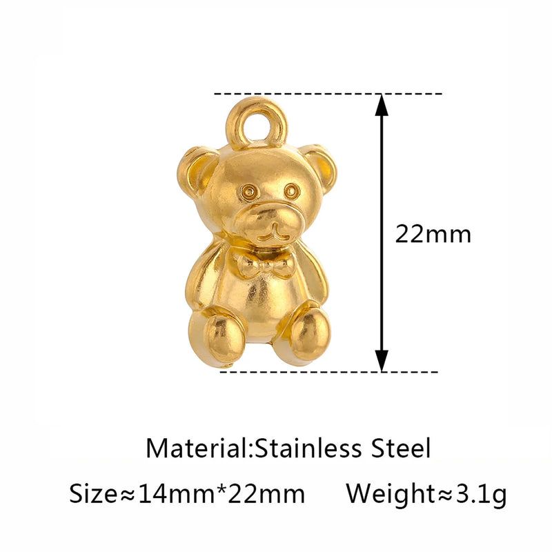 3Pcs/Lot Christmas Candy/Xmas Tree/Gingerbread Bear/Snow House Charms Pendant For Bracelet Necklace Earrings DIY Jewelry Making