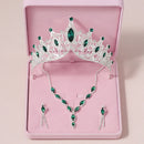 Bride Crown 3-piece Set of Artificial Crystal Sweet Birthday