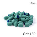 5/10/20pcs 13*19mm Nail Sanding Caps Nail Drill Bit Sanding Bands for Gel Remover Pedicure Caps Nail Polishing Manicure Tools