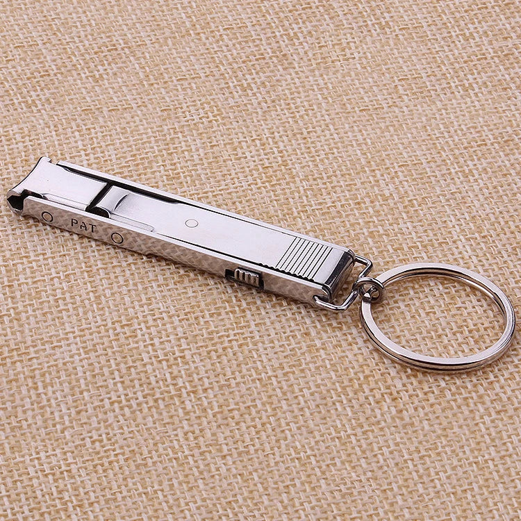 1PC Foldable 0.5cm Ultra-thin Portable Stainless Steel Nail Toe Cutter Trimmer Scissor Manicure Pedicure Tool Fingernail Clipper