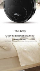 Aspiradora robot con función de secado y limpieza en seco, succión de 9800 Pa, sistema inteligente de prevención de obstáculos y batería de 7 semanas de duración.