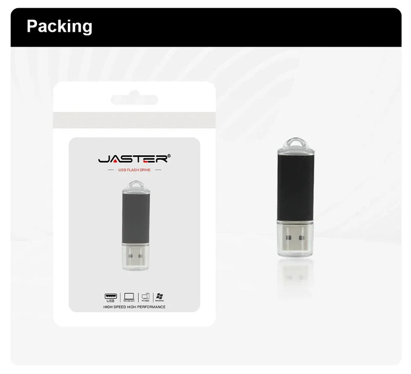 50Pcs/lot USB 2.0 Flash Drive 128MB 1GB2GB 4GB 8GB Pen Drive 16GB Pendrive 32GB USB Stick 64GB Memory Flash Disk Free Laser Logo