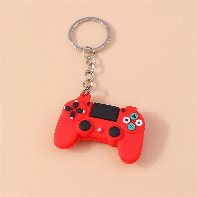 Cute Game Machine Keychains Resin Game Console Charms Keyrings Souvenir Gifts for Women Men Handbag Pendants Key Chains