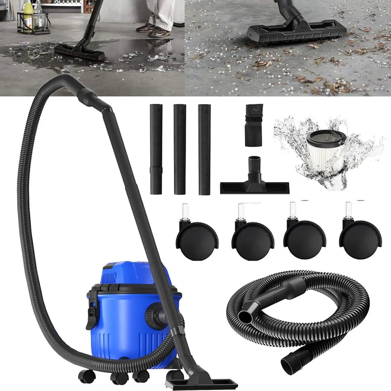 BRIEFNESS Wet & Dry Vacuum Cleaner Household Vacuum Cleaner HEPA Filter with Blower Function Multi-Purpose Vacuum Cleaner