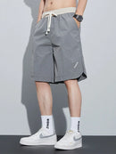 2024 New Summer Men's Shorts Sportswear Light&Thin Quick Dry Nylon Loose Sweat Short Pants Big Size Gym Casual Shorts 8XL