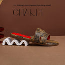 Fashionable Classic Design Women's New Slippers Outdoor Flat Bottom Beach Tourism Summer Women's Slippers