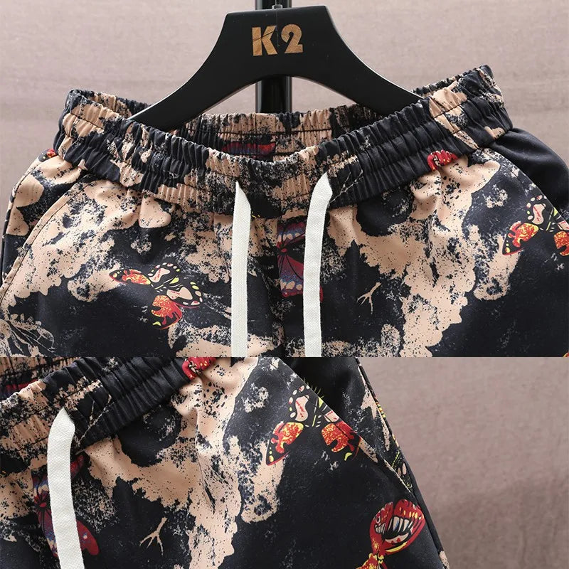 New summer men's Shorts Men Women's fashion beach seaside casual shorts mesh Sports Beach Shorts quarter pants