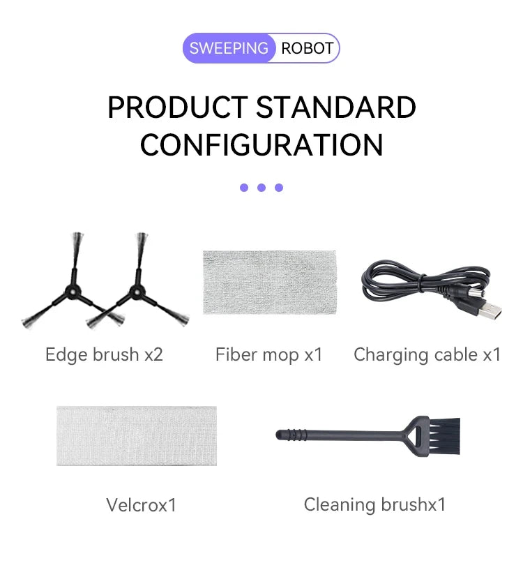 Xiaomi Intelligent Sweeping Robot Drag Sweep Integrated Charging Vacuum Cleaner Home Appliance Kitchen Robots Wireless Cleaner