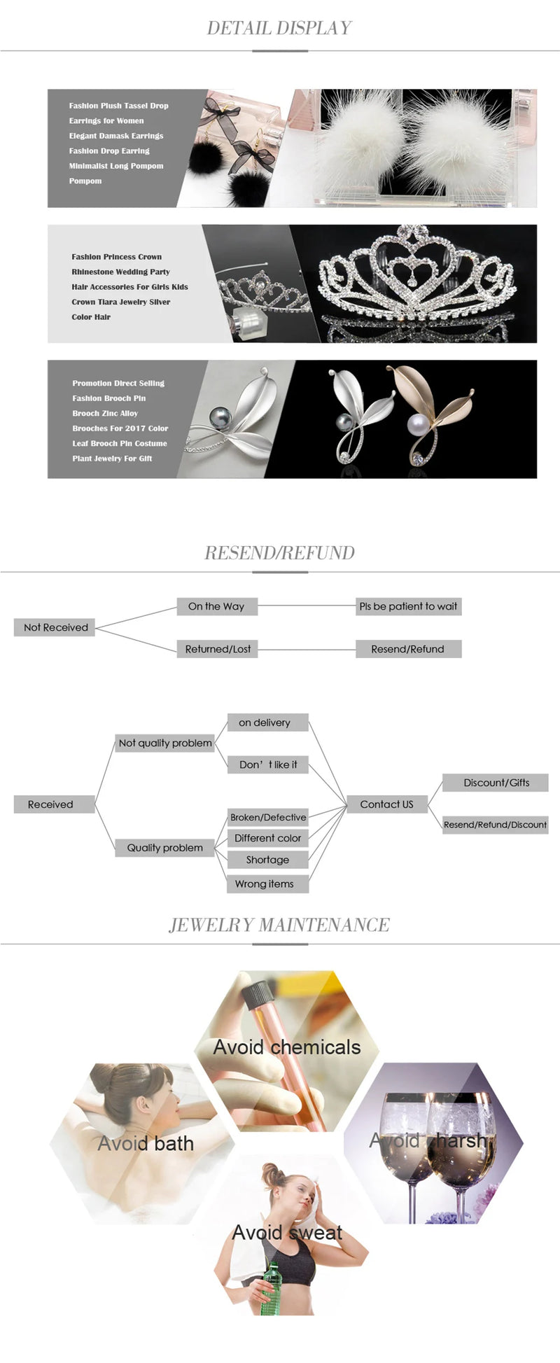 New Fashionable And Elegant Women's Crystal Necklace Earrings Fine Party Dress Set Chain Bridal Wedding Accessories Gift