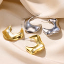 Gold Color Love Heart Earrings For Women Bow Stud 2023 Trend Simple Knot Earrings Piercing Fashion Jewelry Valentine's Day Gifts